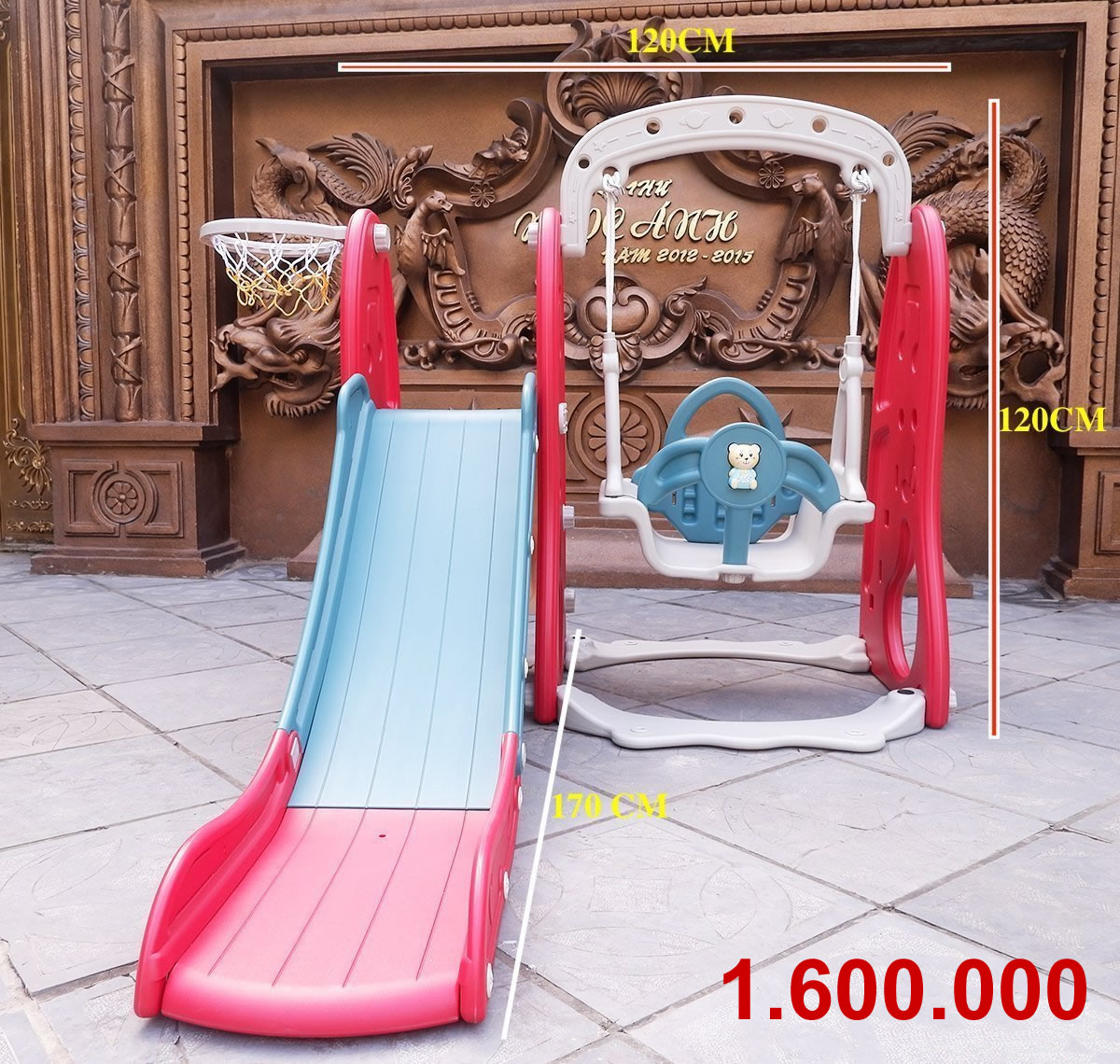 Cầu trượt x&iacute;ch đu đa chức năng cho trẻ em b&eacute;