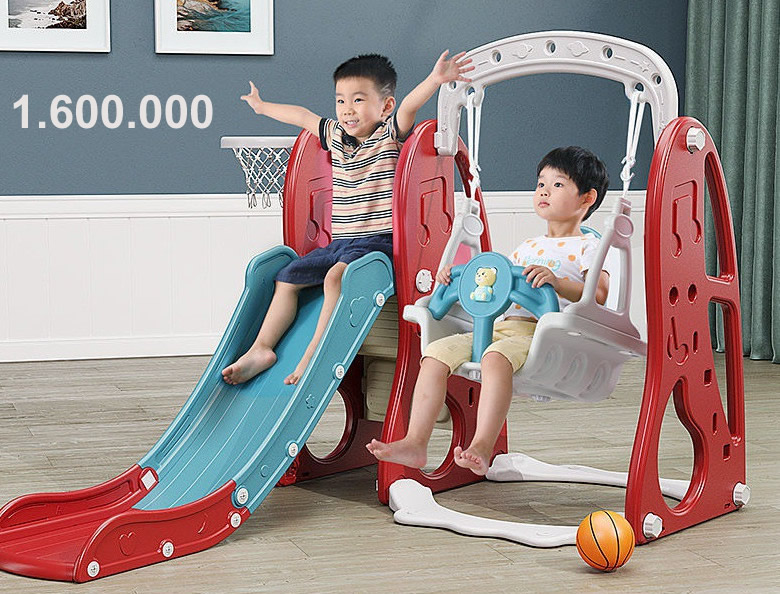 Cầu trượt x&iacute;ch đu đa chức năng cho trẻ em b&eacute;