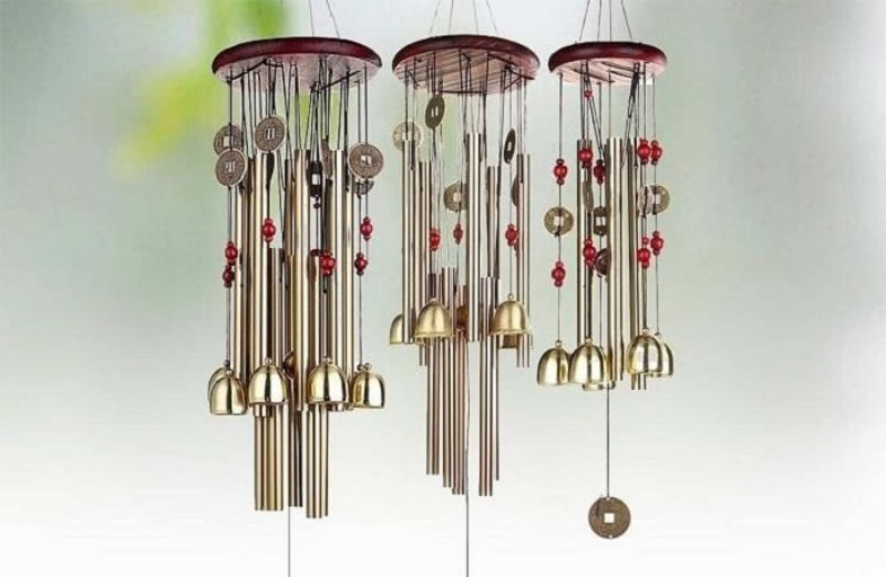 Chu&ocirc;ng gi&oacute; phong thủy may mắn t&agrave;i lộc trừ t&agrave;