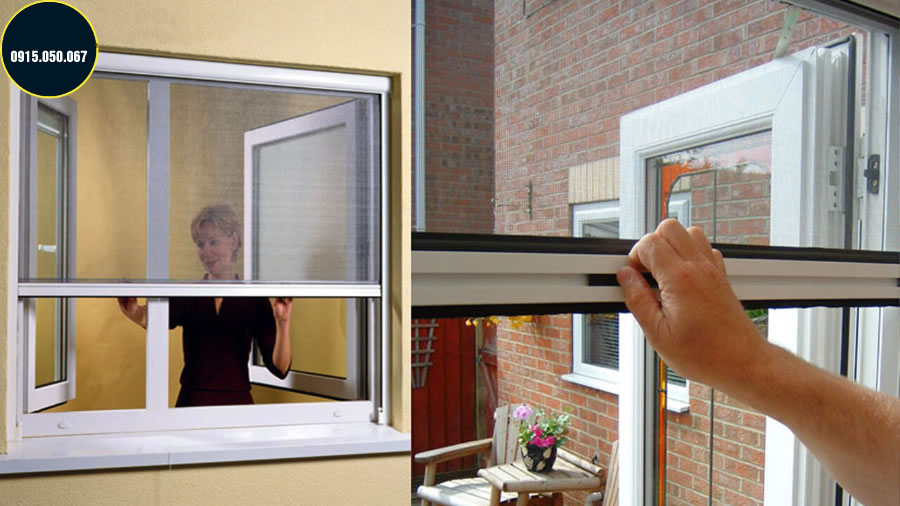 Cửa lưới chống muỗi c&ocirc;n tr&ugrave;ng TP Vinh Nghệ An