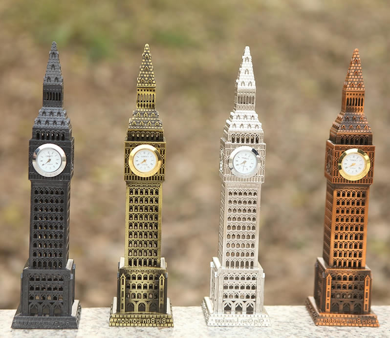 M&ocirc; h&igrave;nh Th&aacute;p đồng hồ Bigben Anh decor trang tr&iacute;