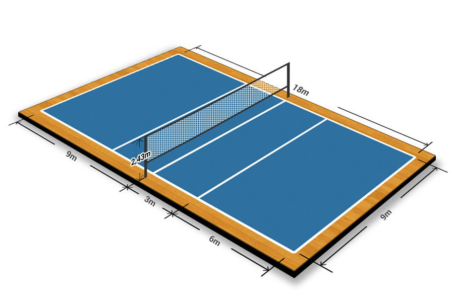 Thi c&ocirc;ng sơn s&acirc;n b&oacute;ng chuyền tại Vinh Nghệ An	