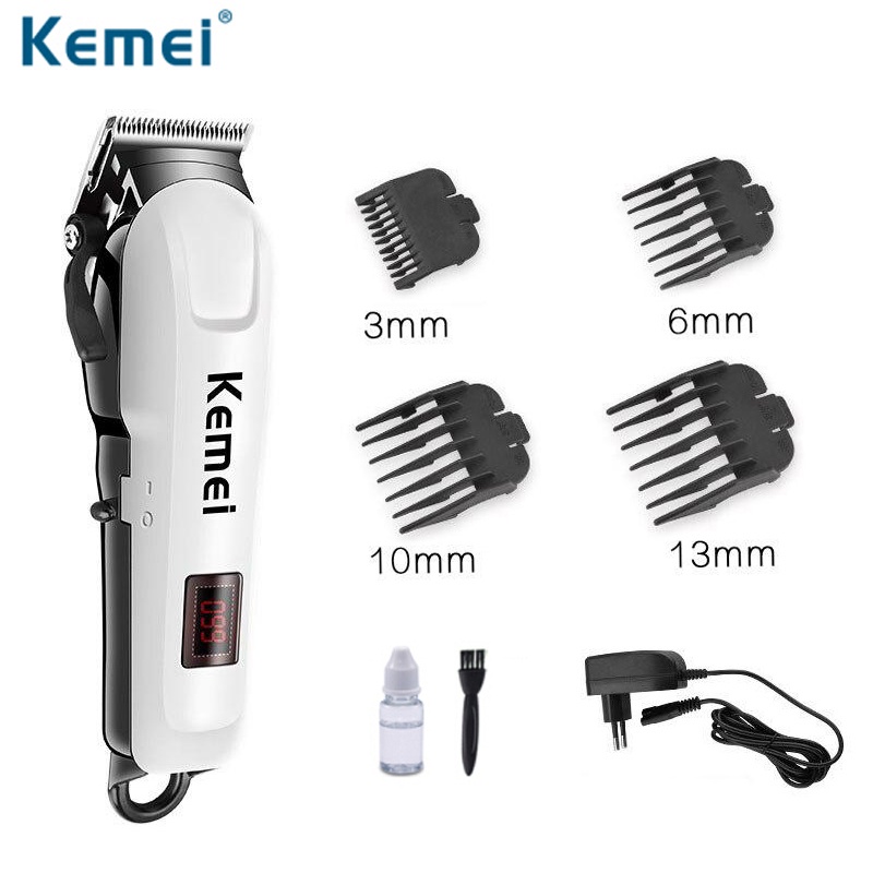 Tông Đơ Cắt Tóc Không Dây Kemei KM-809A