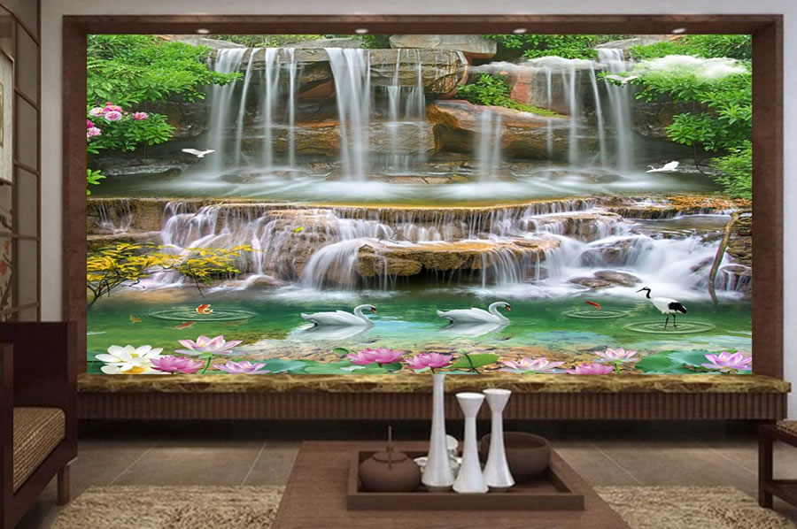 Tranh decal UV d&aacute;n tường 3D khổ lớn cao cấp tại TP Vinh Nghệ An