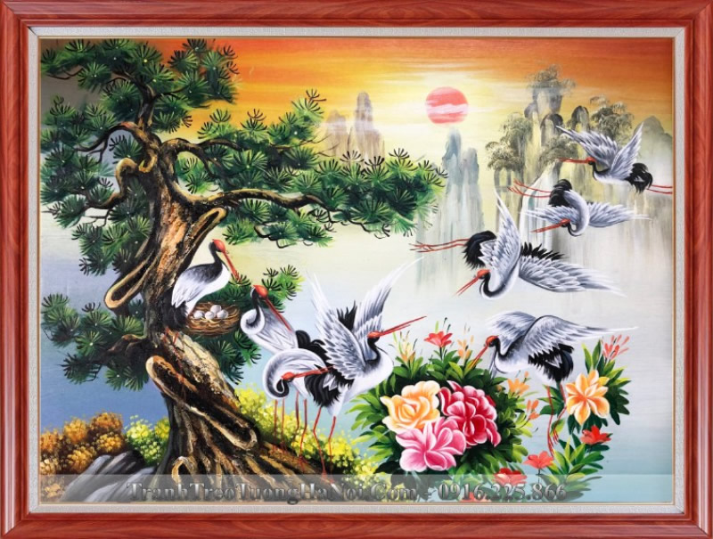 Tranh đồng mừng Lão Thọ đẹp